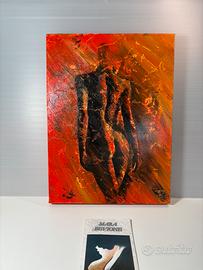 Dipinto Olio su Tela 30x40 Sinuosità Mara Bevione