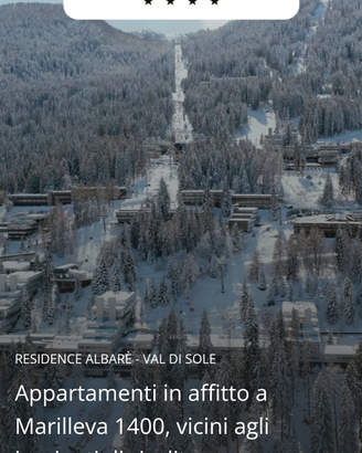 Monolocale alta stagione marilleva 1400
