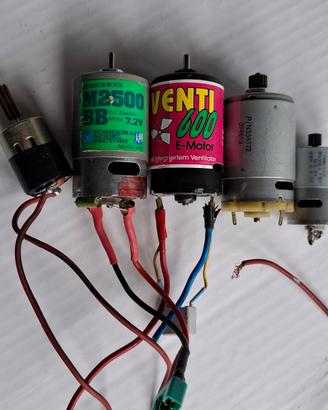 Lotto motori elettrici RC vintage