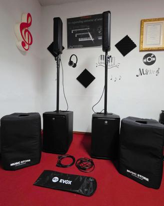 Coppia RCF Evox J8 ( più custodie )