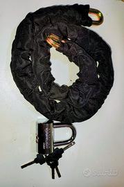 lucchetto e catena  antifurto nuovi