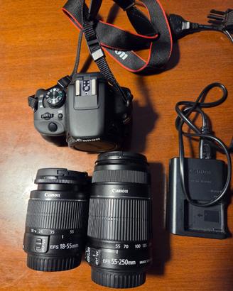 Canon  EOS 100D con cavaletto