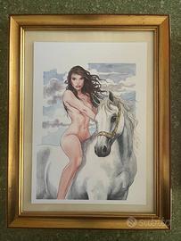 Omaggio a Emily Ratajkowski di Milo Manara