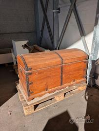 baule in legno vintage 