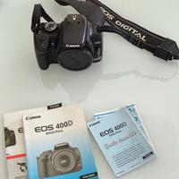 Fotocamera Canon 400D + obiettivo 18-55mm