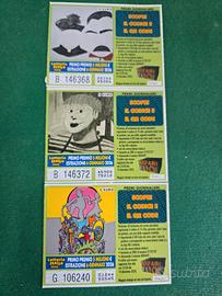Serie di 3  biglietti della Lotteria Italia