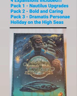 Nemo's War ENG with 4 expansions boardgame
