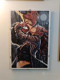 Riproduzione dell'Opera "Kissing Spidey"