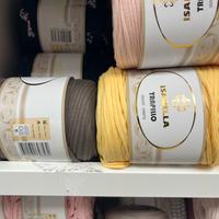 Gomitoli di fettucce trapillo in tessuto