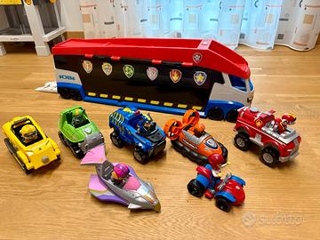 Veicolo Paw patrol (pawpatrol) con personaggi