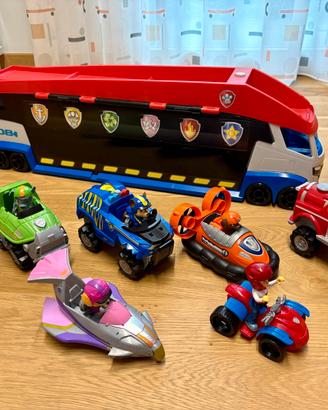 Veicolo Paw patrol (pawpatrol) con personaggi