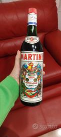 Martini vermouth rosso bottiglia vintage intera
