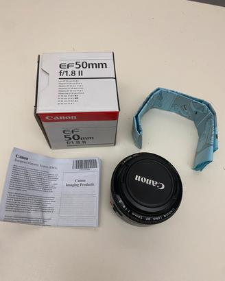 Canon EF 50mm f/1.8 II originale – con scatola