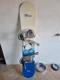 tavola snowboard e  stivali