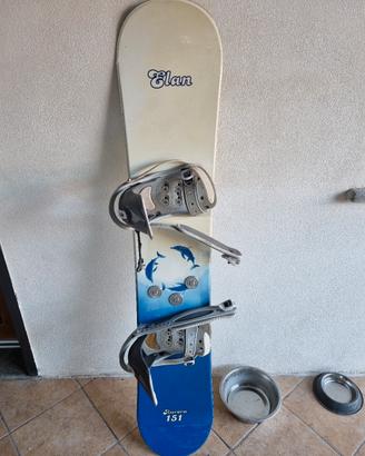 tavola snowboard e  stivali