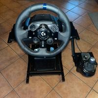 Volante Logitech G923 + Cambio manuale + Supporto