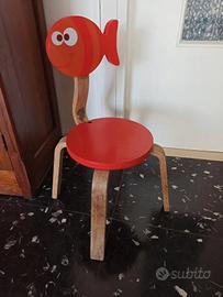 Sedia in legno per bambino