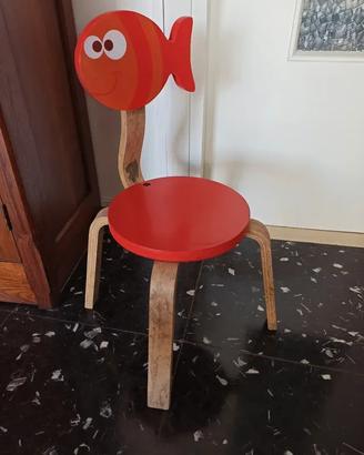 Sedia in legno per bambino