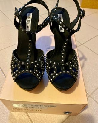 Scarpe con tacco nere 36 nuove