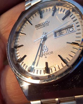 Vintage 1976 Seiko Superior Quartz 4883-8001 JDM