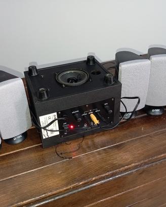 Impianto Dolby Surround 5.1 nuovo Q-Tec potente 