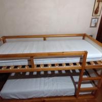 letto a castello ikea KURA