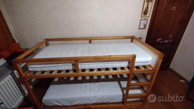 letto a castello ikea KURA