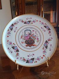 Piatto soprammobile in porcellana Limoges