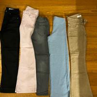 Lotto pantaloni bambina 8-12 anni