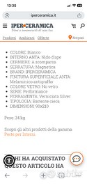 Porta interna bianca 90x210