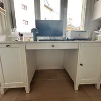 Scrivania Ikea Idanas bianca