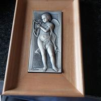 Quadro Ottaviani in argento con angelo
