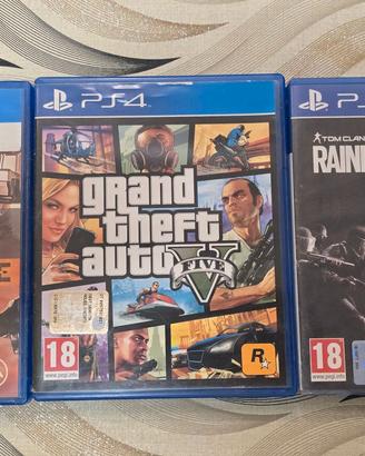 Giochi PS4/PS5: GTA 5 |R6 S|Battlefield Hardlinee