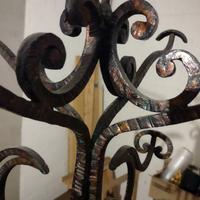 appendiabiti ferro battuto a mano