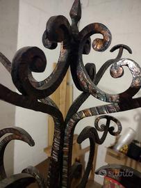 appendiabiti ferro battuto a mano