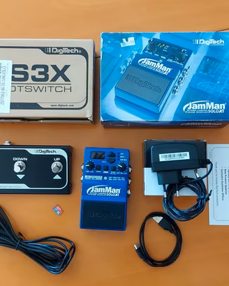 Looper DigiTech JamMan Solo XT + Footswitch FS3X