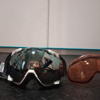 Maschera da snowboard fresh farm Edge silver