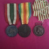 tre medaglie di guerra