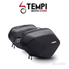 Set borse laterali morbide in ABS + attacco Yamaha