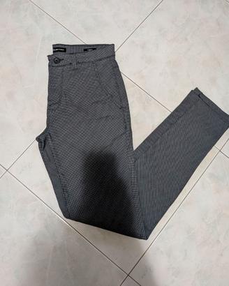 Pantaloni chino uomo grigi