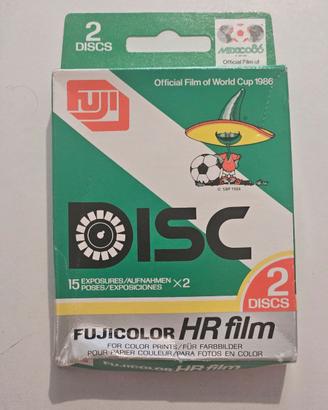 Fujicolor HR film 2 dischi Vintage 86