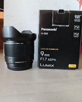 Panasonic Leica 9mm dg F1.7 Summilux
