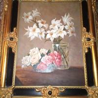 Quadro olio su tavola