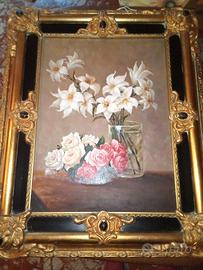 Quadro olio su tavola