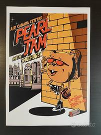 Poster "Pearl Jam" Concerto Toronto (Canada 2011)