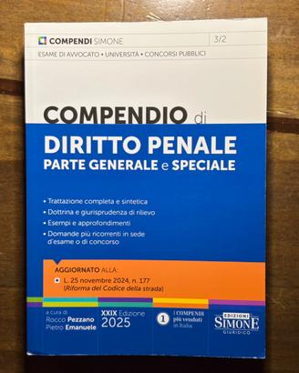 Compendio di diritto penale - Simone