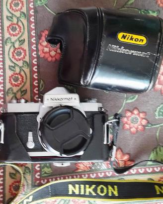 nikkormat ftn  50 mm f 2 borsa pronto originale