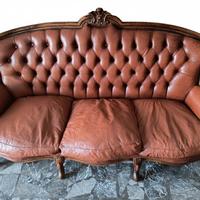 Divano con 2 poltrone vintage anni 50/60