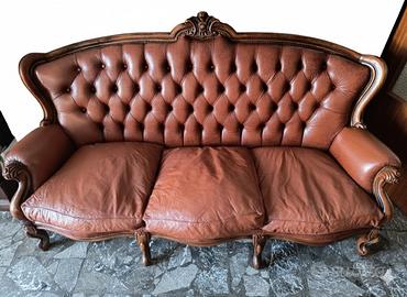 Divano con 2 poltrone vintage anni 50/60