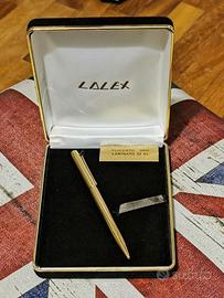 Penna a sfera LALEX placcata oro laminata 22kt